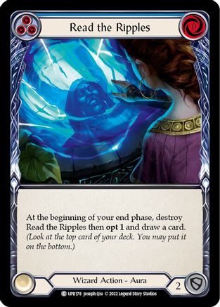 Read the Ripples (Blue) (UPR178) [Uprising] Rainbow Foil - Deck Out Gaming