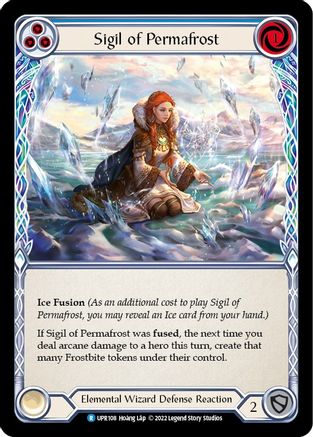 Sigil of Permafrost (Blue) (UPR108) [Uprising] - Deck Out Gaming