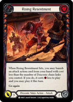 Rising Resentment (Red) (UPR075) [Uprising] Rainbow Foil - Deck Out Gaming