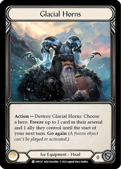 Glacial Horns (UPR137) [Uprising] Rainbow Foil - Deck Out Gaming