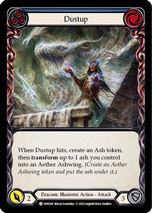 Dustup (Blue) (UPR026) [Uprising] Rainbow Foil - Deck Out Gaming