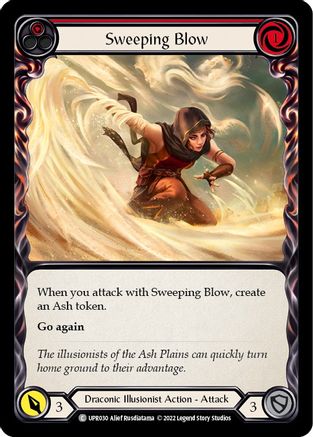 Sweeping Blow (Red) (UPR030) [Uprising] Rainbow Foil - Deck Out Gaming