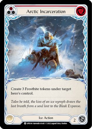 Arctic Incarceration (Red) (UPR144) [Uprising] Rainbow Foil - Deck Out Gaming