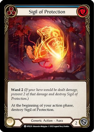 Sigil of Protection (Blue) (UPR220) [Uprising] - Deck Out Gaming