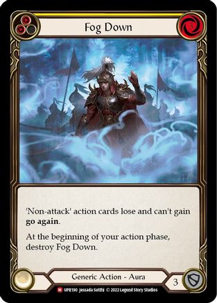 Fog Down (UPR190) [Uprising] Rainbow Foil - Deck Out Gaming