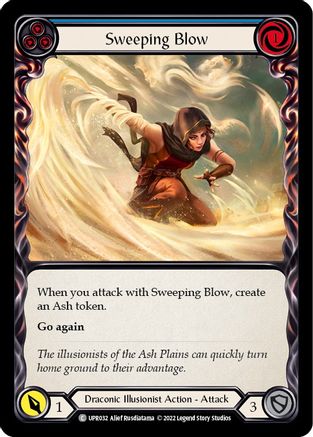 Sweeping Blow (Blue) (UPR032) [Uprising] - Deck Out Gaming