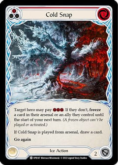 Cold Snap (Red) (UPR147) [Uprising] Rainbow Foil - Deck Out Gaming