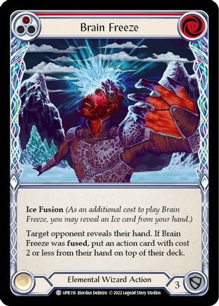 Brain Freeze (Red) (UPR116) [Uprising] Rainbow Foil - Deck Out Gaming