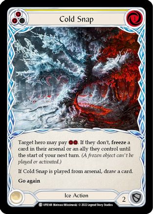 Cold Snap (Yellow) (UPR148) [Uprising] - Deck Out Gaming
