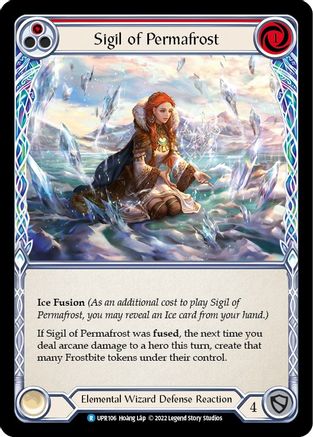 Sigil of Permafrost (Red) (UPR106) [Uprising] - Deck Out Gaming