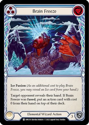 Brain Freeze (Blue) (UPR118) [Uprising] - Deck Out Gaming