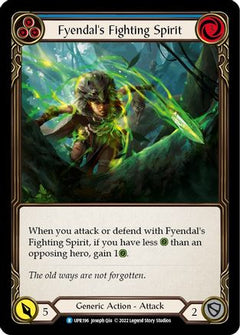 Fyendal's Fighting Spirit (Blue) (UPR196) [Uprising] Rainbow Foil - Deck Out Gaming