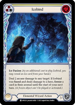 Icebind (Yellow) (UPR120) [Uprising] Rainbow Foil - Deck Out Gaming