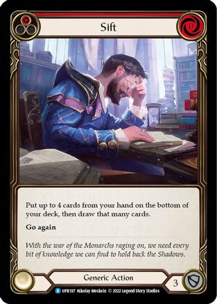 Sift (Red) (UPR197) [Uprising] - Deck Out Gaming