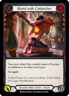 Brand with Cinderclaw (Blue) (UPR062) [Uprising] - Deck Out Gaming