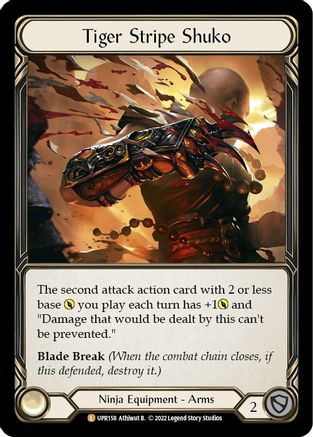 Tiger Stripe Shuko (UPR158) [Uprising] Rainbow Foil - Deck Out Gaming