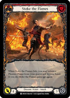 Stoke the Flames (Extended Art) (UPR100) [Uprising] Rainbow Foil - Deck Out Gaming