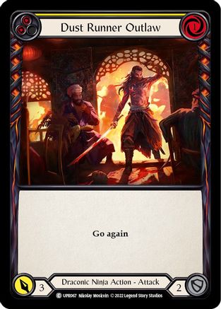 Dust Runner Outlaw (Yellow) (UPR067) [Uprising] - Deck Out Gaming