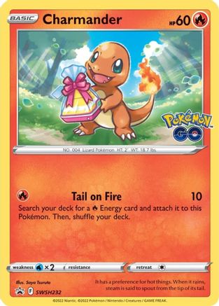 Charmander - SWSH232 (SWSH232) [SWSH: Sword & Shield Promo Cards] Holofoil - Deck Out Gaming