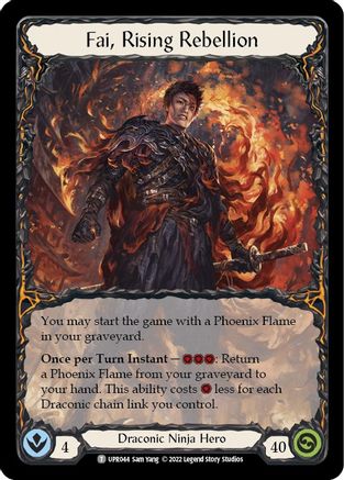 Fai, Rising Rebellion // Fai (UPR044//UPR045) [Uprising] - Deck Out Gaming