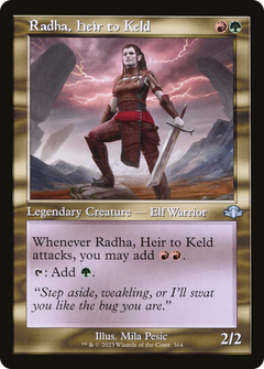 Radha, Heir to Keld (Retro Frame) (364) [Dominaria Remastered] - Deck Out Gaming
