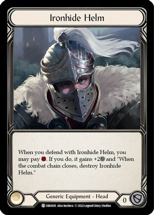 Ironhide Helm (DRO005) [Blitz Deck: Uprising - Dromai] - Deck Out Gaming