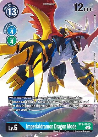 Imperialdramon Dragon Mode (Box Topper) (ST9-06) [Digital Hazard] Foil - Deck Out Gaming