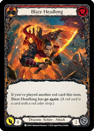 Blaze Headlong (FAI010) [Blitz Deck: Uprising - Fai] - Deck Out Gaming