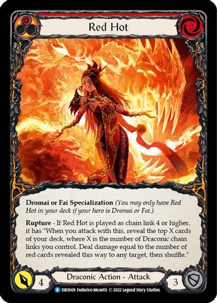 Red Hot (DRO009) [Blitz Deck: Uprising - Dromai] - Deck Out Gaming