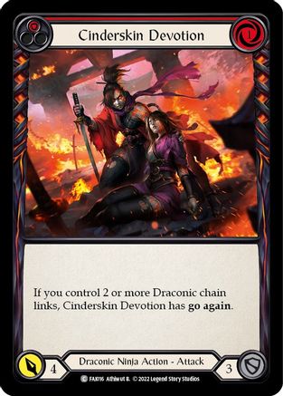 Cinderskin Devotion (Red) (FAI016) [Blitz Deck: Uprising - Fai] - Deck Out Gaming