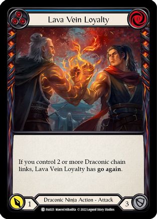 Lava Vein Loyalty (Blue) (FAI025) [Blitz Deck: Uprising - Fai] - Deck Out Gaming