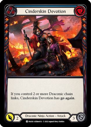 Cinderskin Devotion (Blue) (FAI026) [Blitz Deck: Uprising - Fai] - Deck Out Gaming