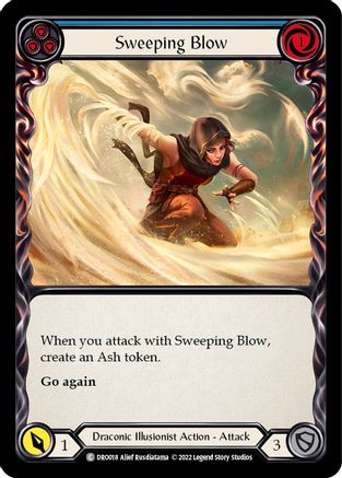 Sweeping Blow (Blue) (DRO018) [Blitz Deck: Uprising - Dromai] - Deck Out Gaming