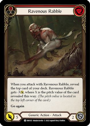 Ravenous Rabble (DRO021) [Blitz Deck: Uprising - Dromai] - Deck Out Gaming
