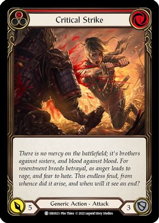 Critical Strike (DRO023) [Blitz Deck: Uprising - Dromai] - Deck Out Gaming
