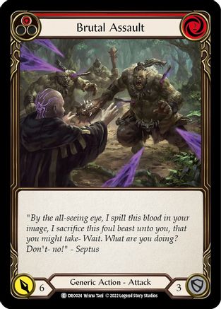 Brutal Assault (DRO024) [Blitz Deck: Uprising - Dromai] - Deck Out Gaming