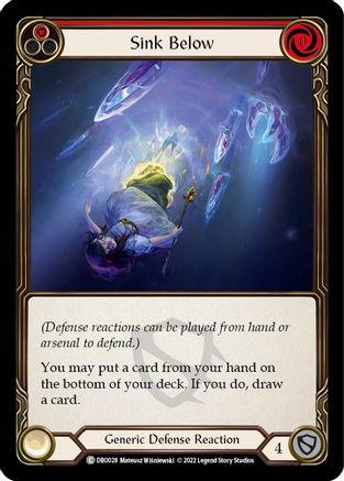 Sink Below (DRO028) [Blitz Deck: Uprising - Dromai] - Deck Out Gaming