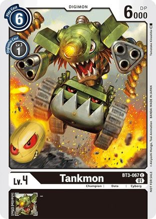 Tankmon - BT3-067 (Tamer Party Vol. 4 Promo) (BT3-067) [Release Special Booster] - Deck Out Gaming