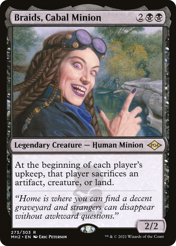 Braids, Cabal Minion (273) [Modern Horizons 2] foil - Deck Out Gaming