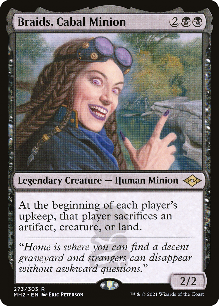 Braids, Cabal Minion (273) [Modern Horizons 2] foil - Deck Out Gaming