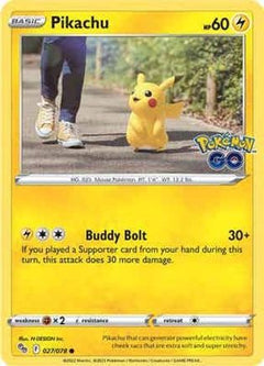 Pikachu (27) (27) [Pokemon GO] Reverse Holofoil - Deck Out Gaming