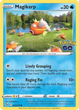 Magikarp (21) [Pokemon GO] - Deck Out Gaming