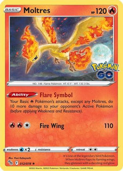 Moltres (12) [Pokemon GO] Holofoil - Deck Out Gaming