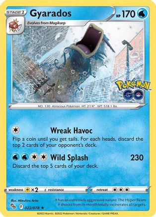 Gyarados (22) [Pokemon GO] Holofoil - Deck Out Gaming