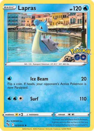 Lapras (23) [Pokemon GO] Holofoil - Deck Out Gaming