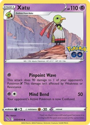 Xatu (33) [Pokemon GO] - Deck Out Gaming