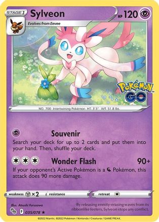 Sylveon (35) [Pokemon GO] Reverse Holofoil - Deck Out Gaming