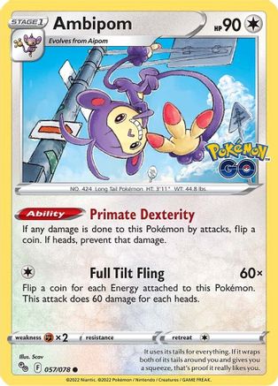 Ambipom (57) [Pokemon GO] - Deck Out Gaming