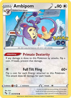 Ambipom (57) [Pokemon GO] - Deck Out Gaming