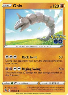 Onix (36) [Pokemon GO] Reverse Holofoil - Deck Out Gaming